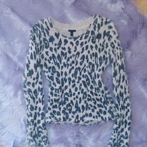 Leopard print sweater